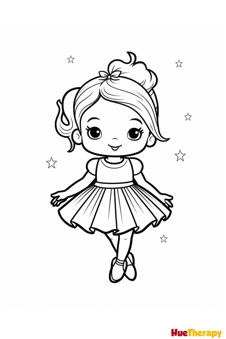 10 Free Printable Ballerina Coloring Pages For Kids