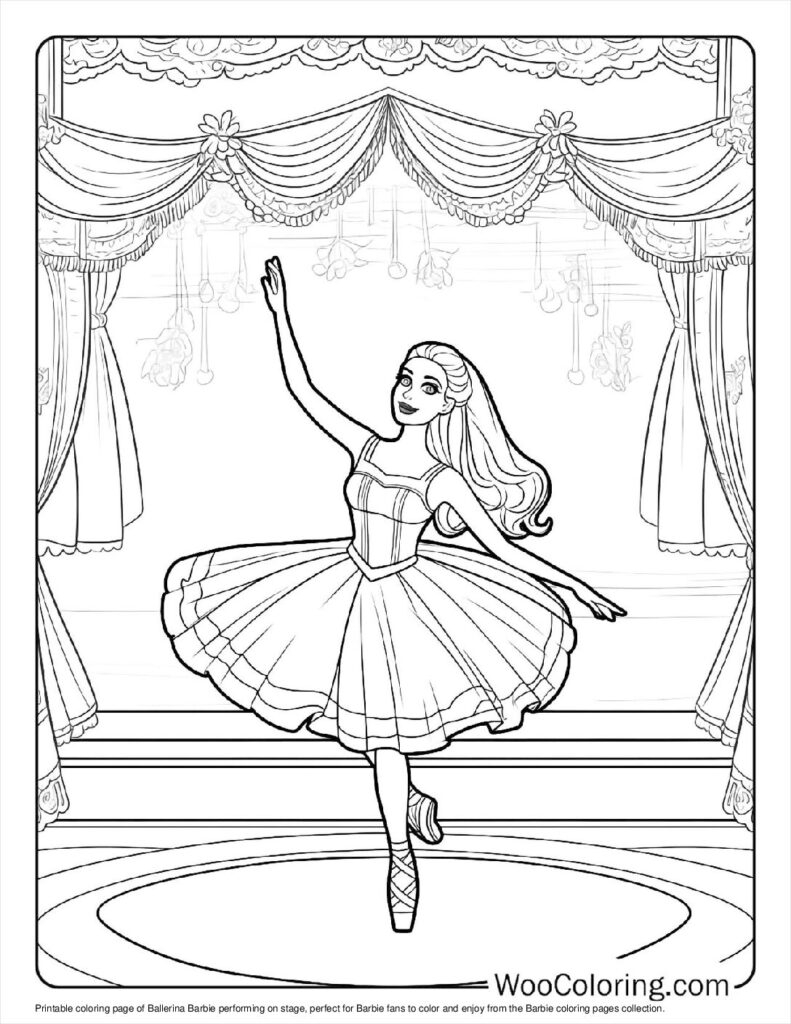 barbie coloring printables