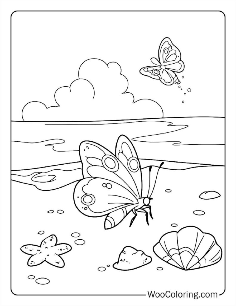 butterfly coloring book printable