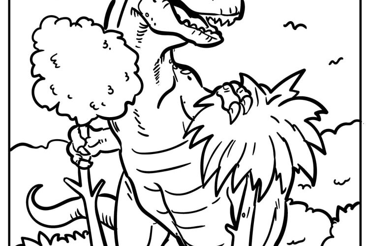 100 Dinosaur Coloring Pages 100 Free Printables