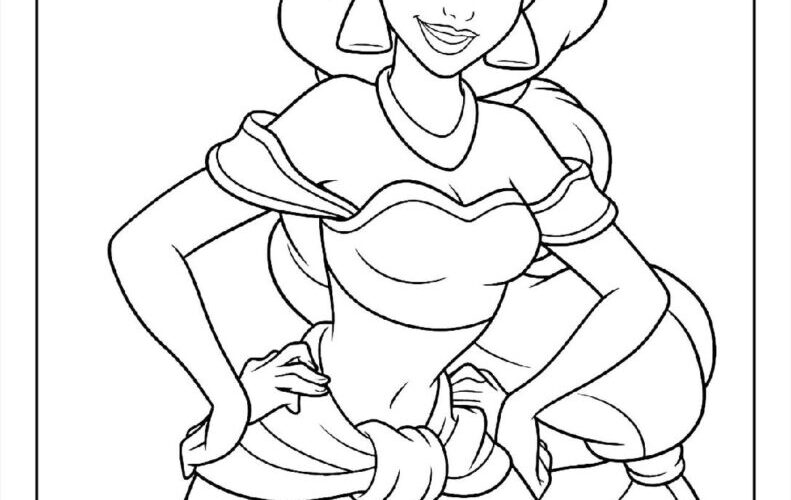 100 Disney Princess Coloring Pages Free PDF To Print Woo Coloring