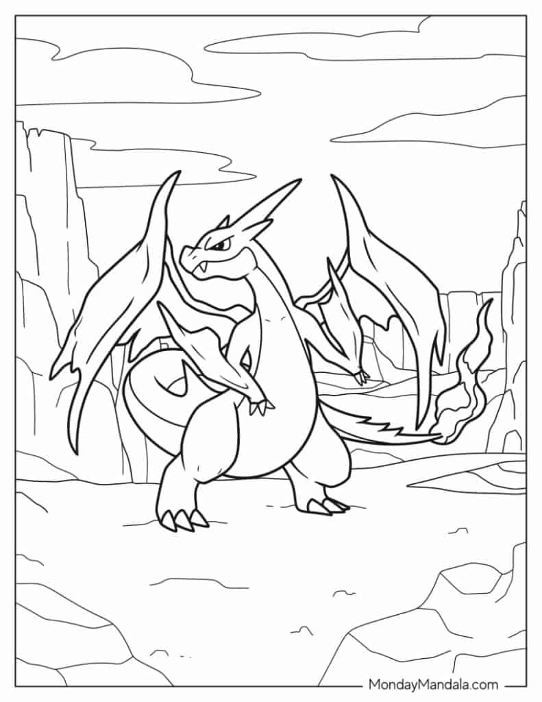 pokemon free printable coloring pages