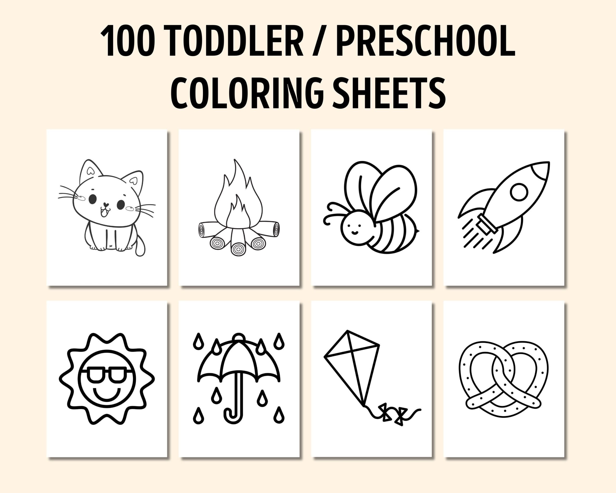 printable coloring sheets for preschoolers