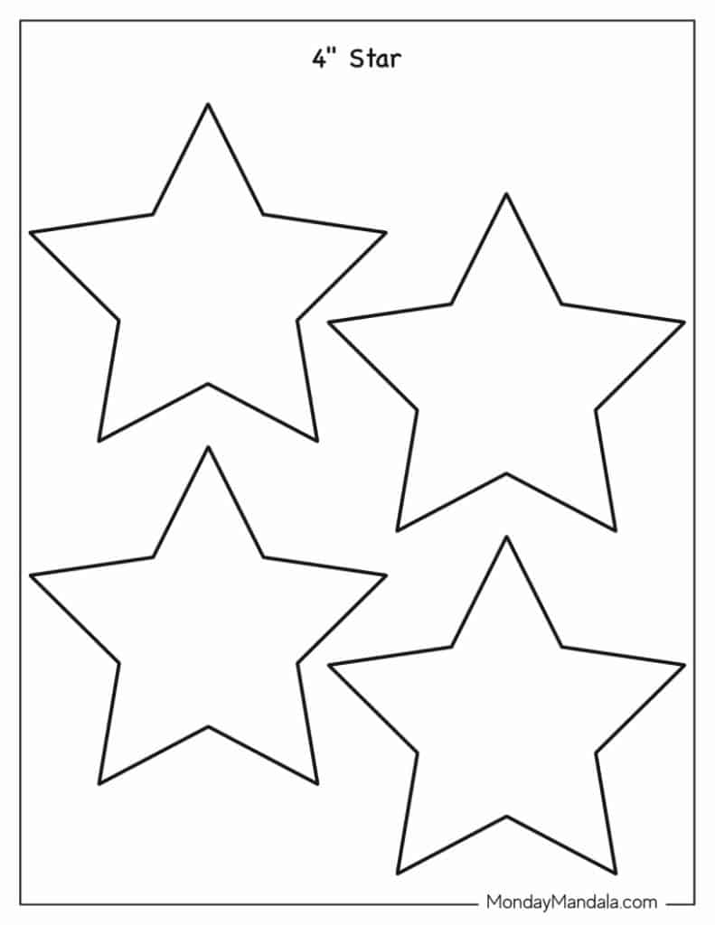 100 Star Templates Free PDF Printables 100 Star Templates Free PDF Printables