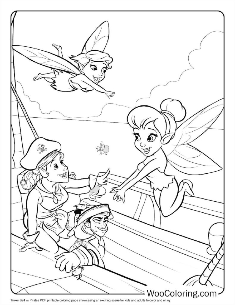 100 Tinker Bell Coloring Pages Free PDF To Print Woo Coloring