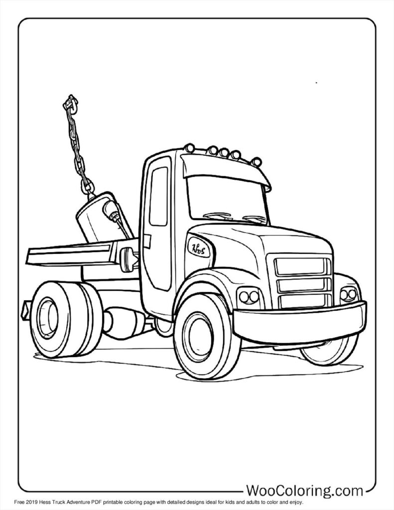 printable truck coloring pages