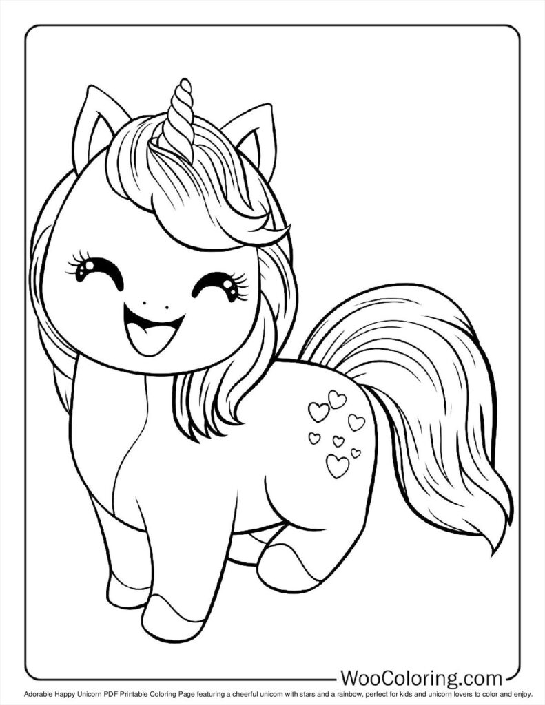 printable unicorn coloring sheets