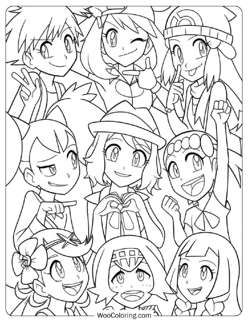 110 Pokemon Coloring Pages Free PDF To Print Woo Coloring