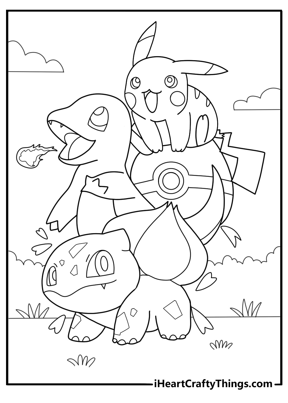 pokemon coloring printables