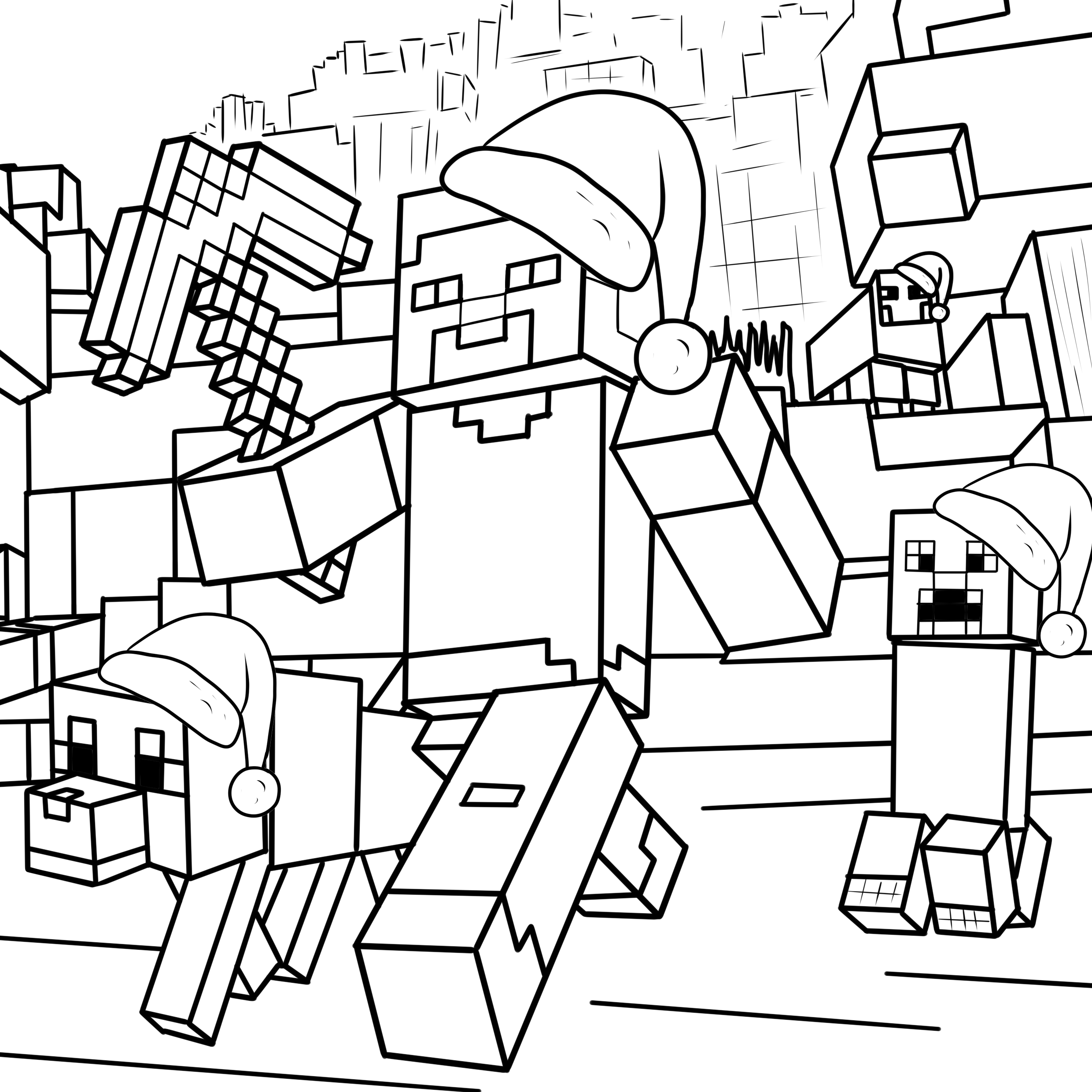 free printable minecraft color sheets free printable minecraft color sheets
