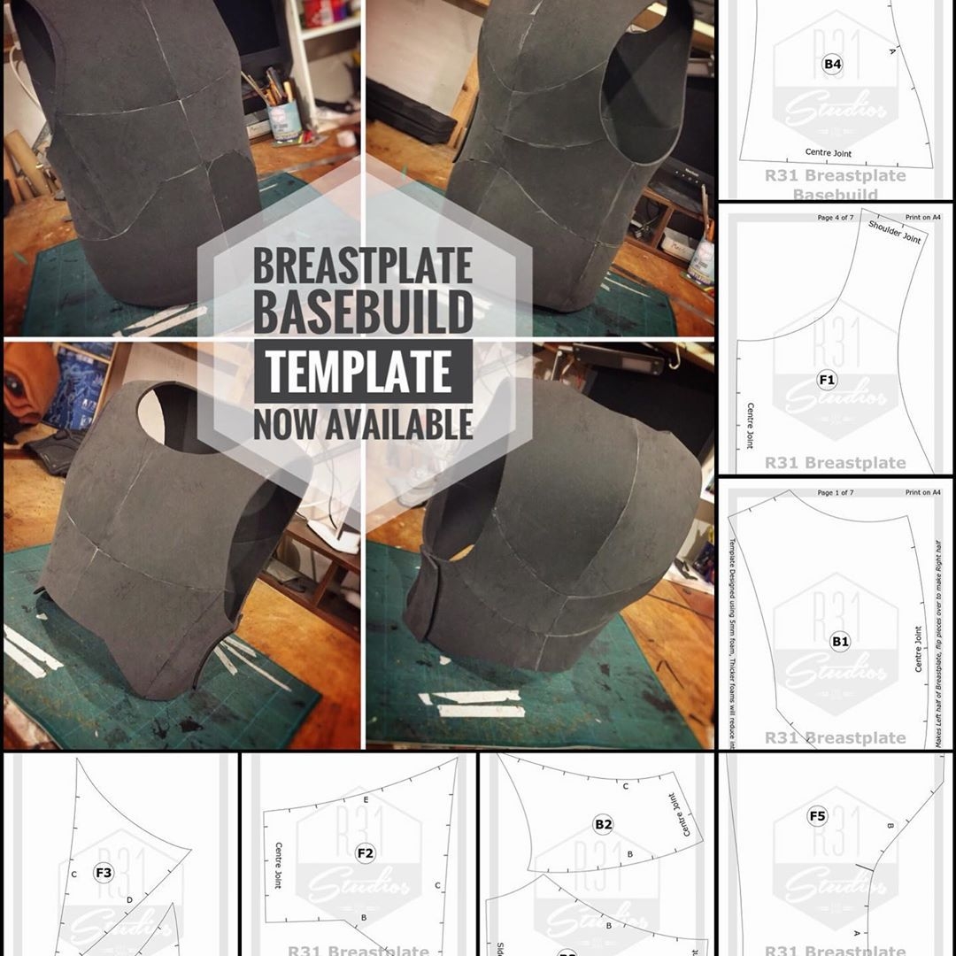 13 Free Foam Templates Ideas Templates Cosplay Foam Props