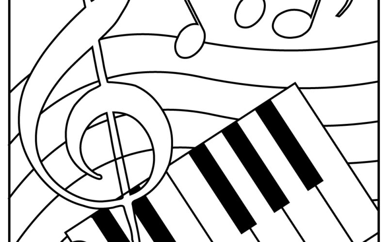 15 Music Coloring Pages 100 Free Printables