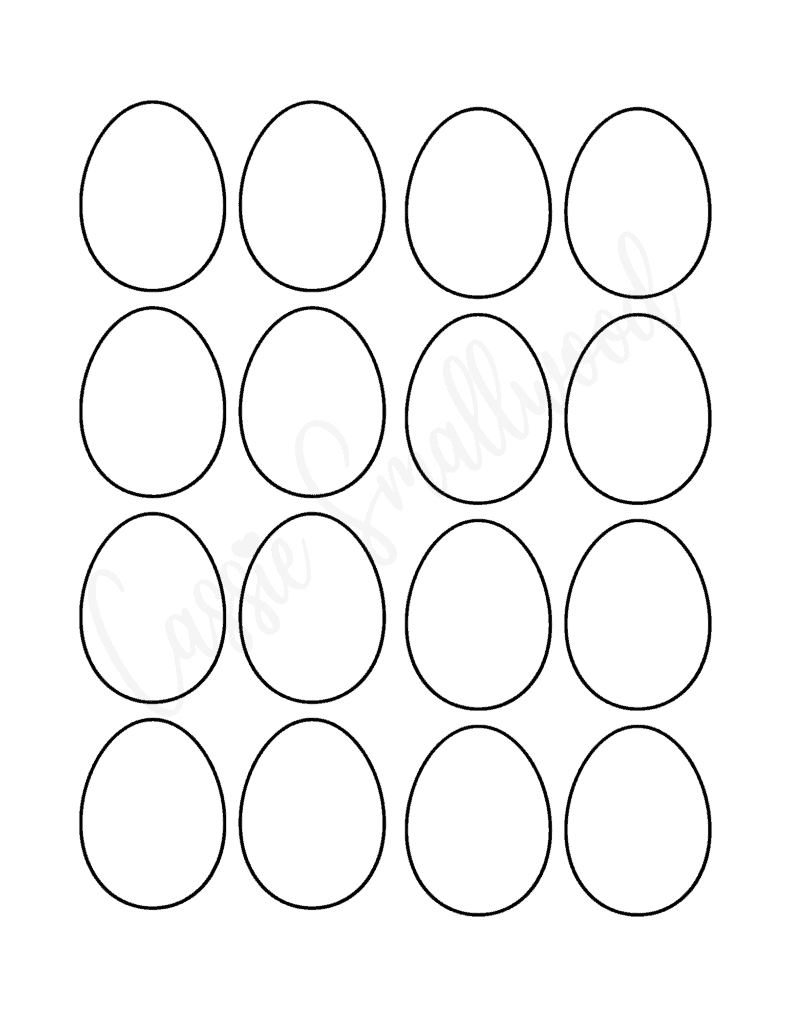 egg template printable