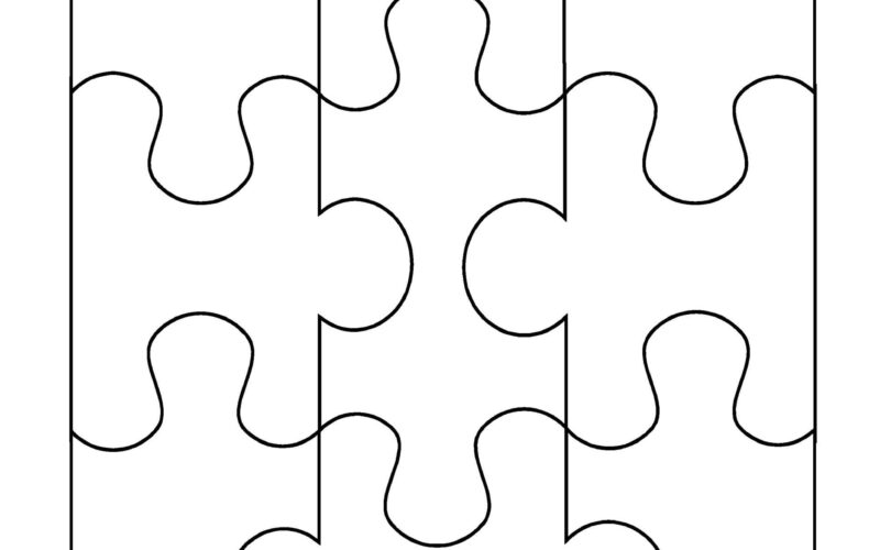 19 Printable Puzzle Piece Templates TemplateLab