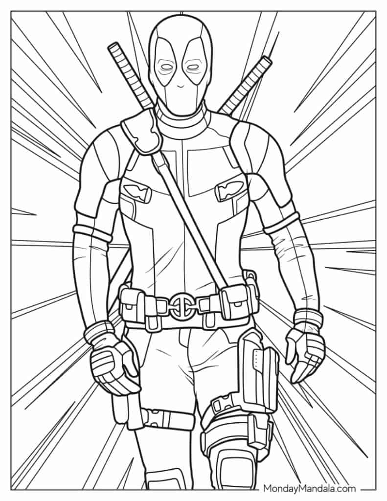 deadpool printable coloring pages deadpool printable coloring pages