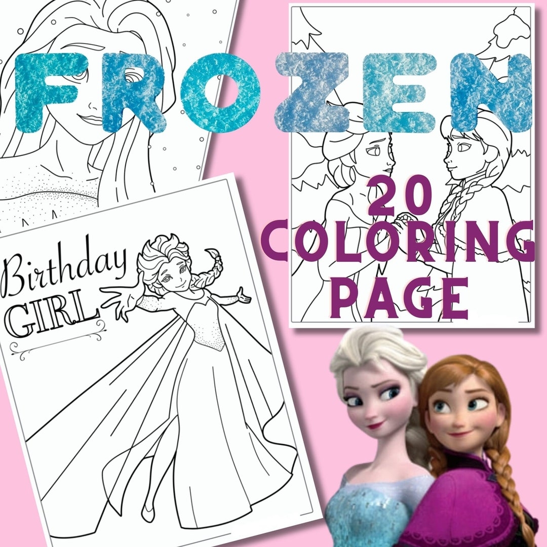 printable coloring pages of elsa