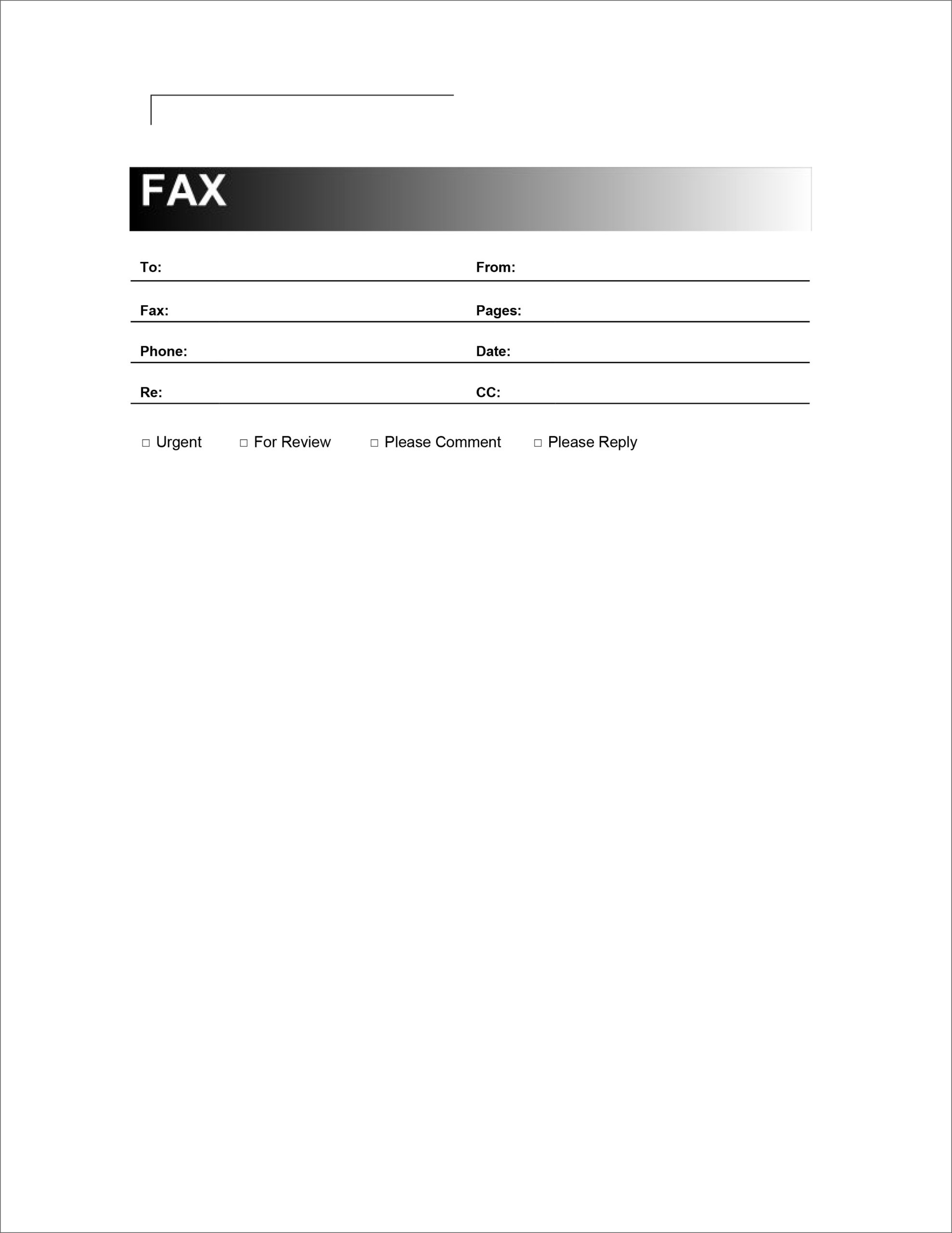 20 Free Printable Fax Cover Sheets And Templates 20 Free Printable Fax Cover Sheets And Templates
