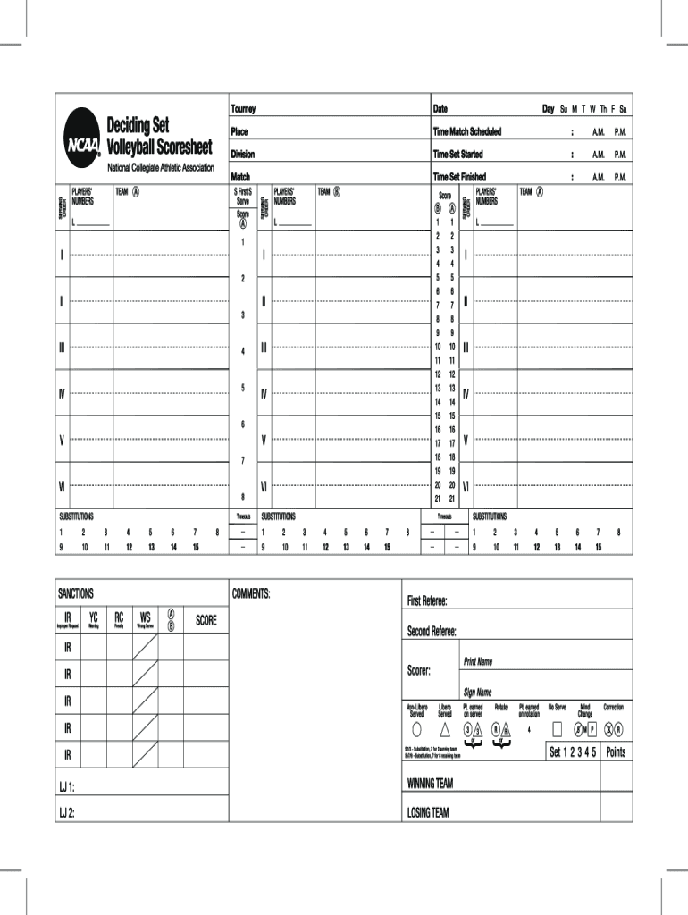printable volleyball score sheet