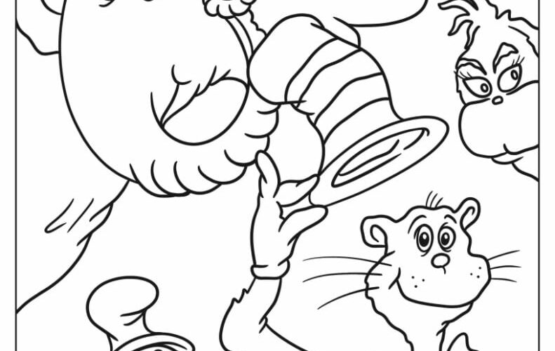 22 Dr Seuss Coloring Pages Free PDF Printables