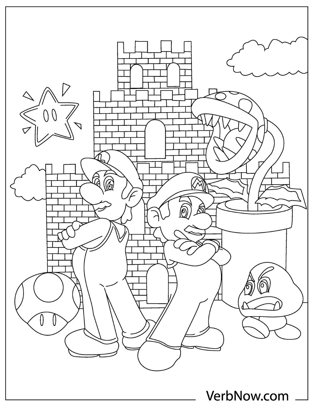 printable super mario coloring pages printable super mario coloring pages
