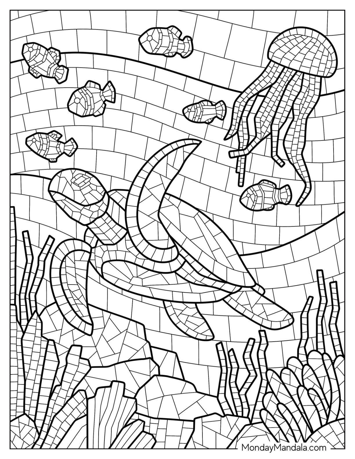 free printable mosaic templates