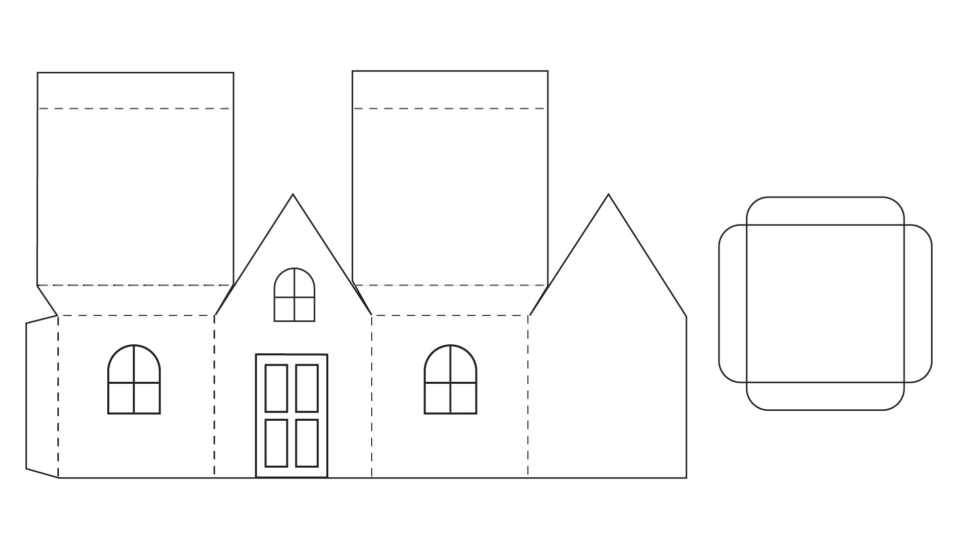 22 Paper House Template Ideas Paper House Template House Template Paper House