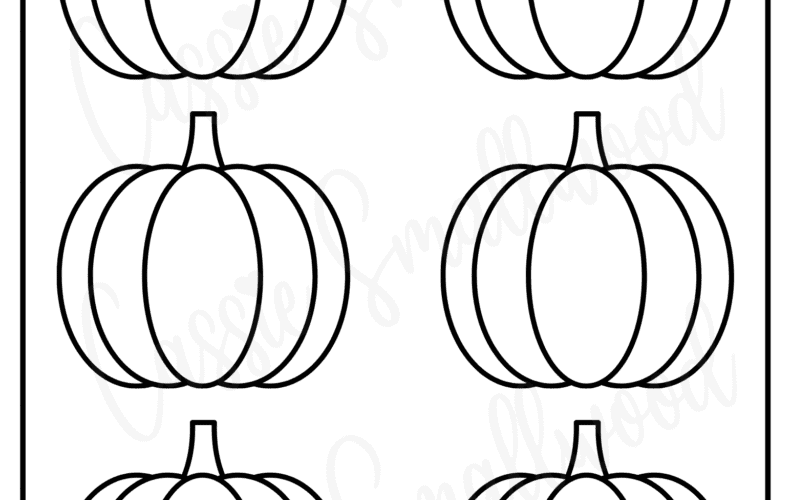 23 AWESOME Pumpkin Outlines Cassie Smallwood