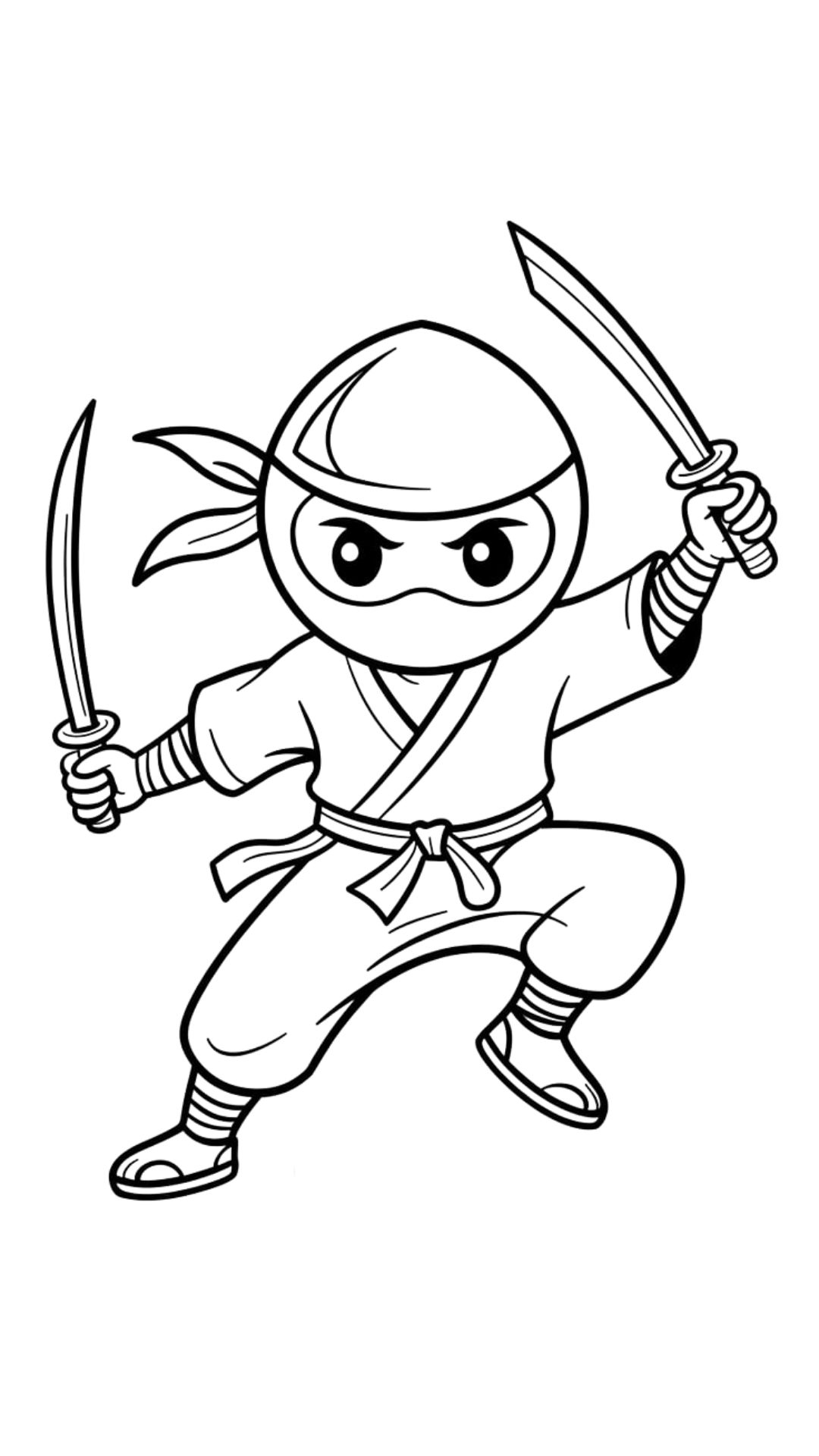 ninja printables coloring sheets
