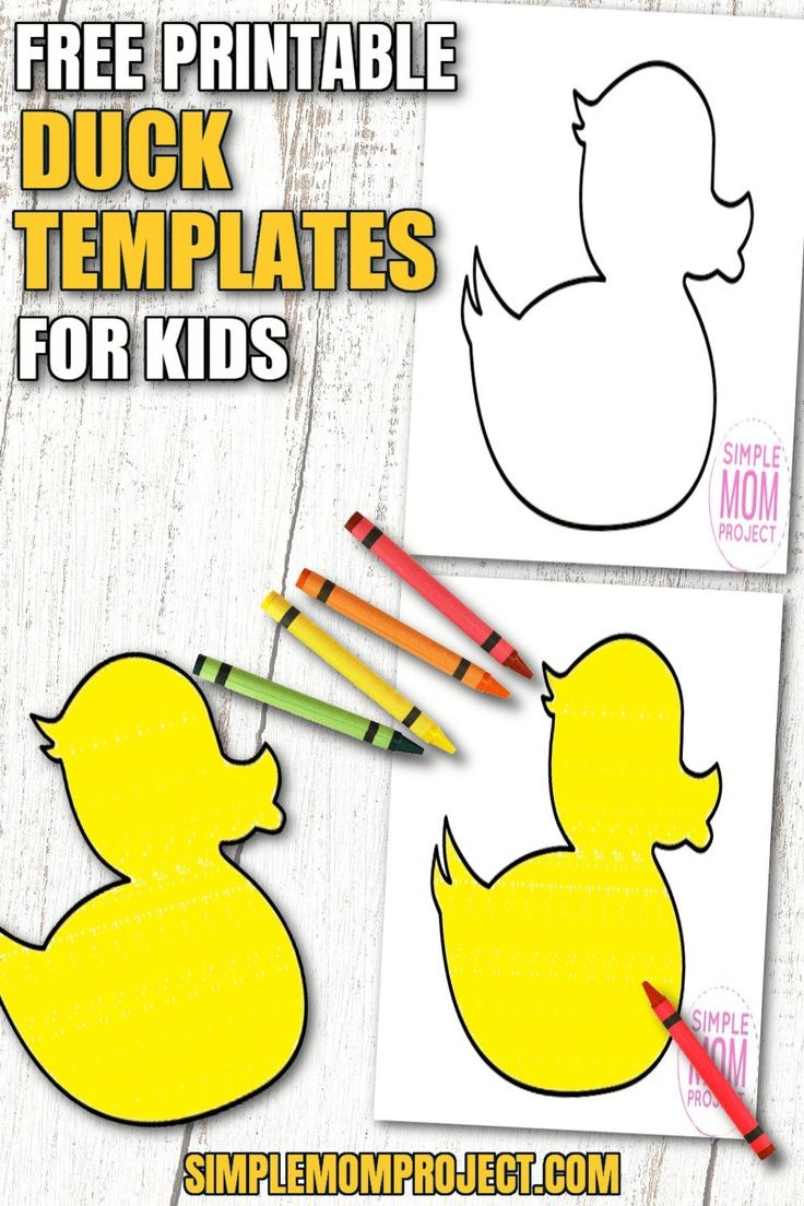 23 Duck Template Ideas Duck Crafts Easy Preschool Crafts Preschool Crafts