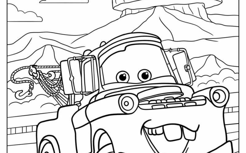 24 Disney Cars Coloring Pages Free PDF Printables
