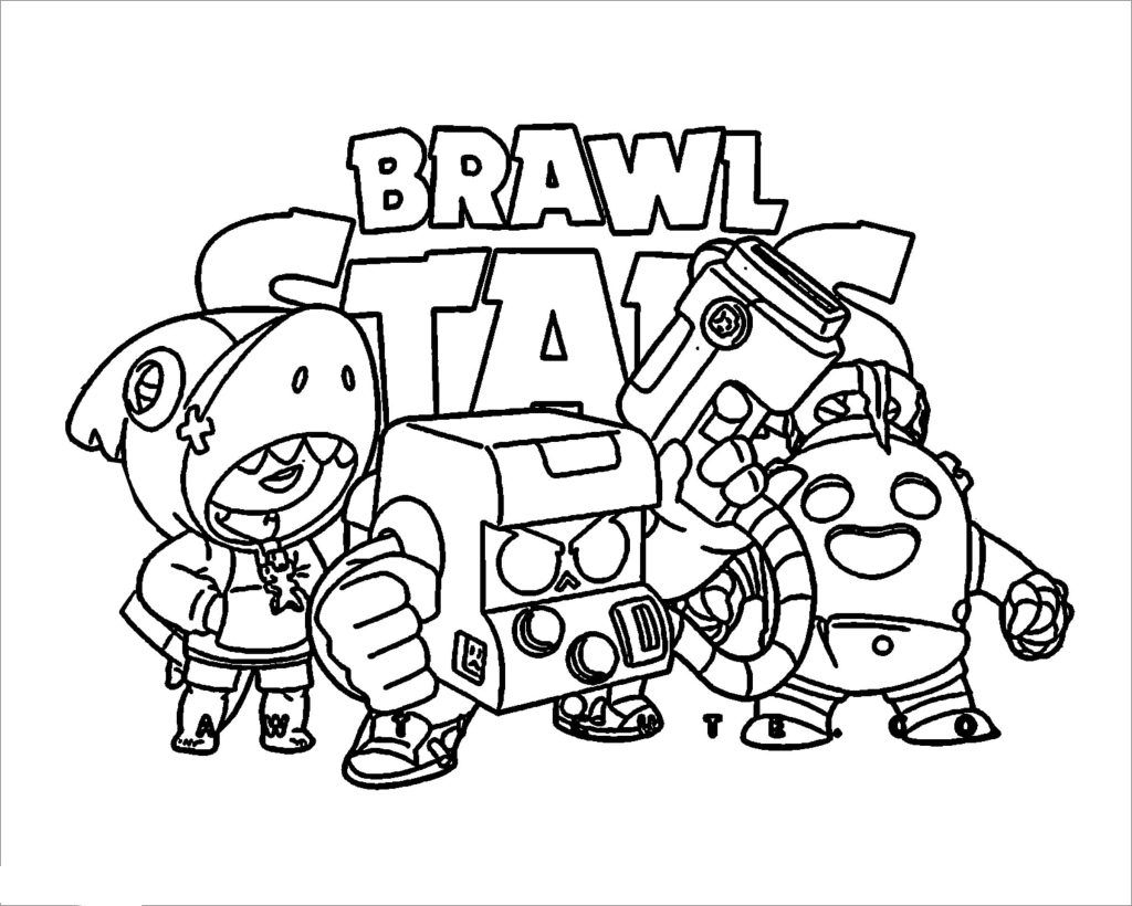 25 Brawl Stars Coloring Pages Free PDF Printables 
