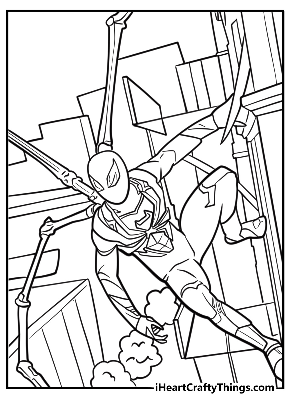 spiderman coloring pages free printable