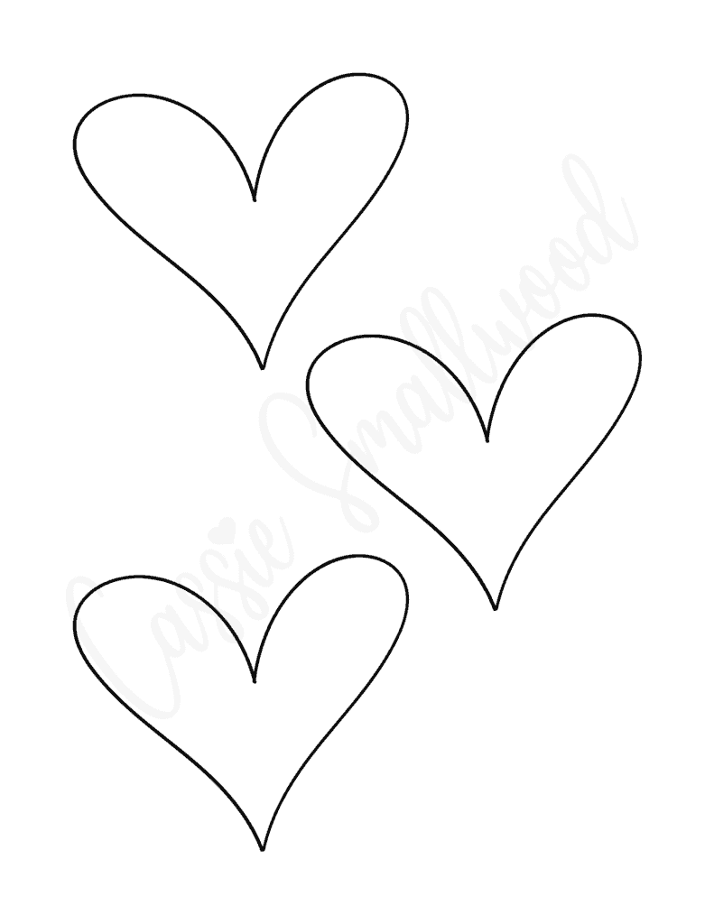 25 FREE Printable Heart Templates Small To Large Sizes Cassie Smallwood 25 FREE Printable Heart Templates Small To Large Sizes Cassie Smallwood