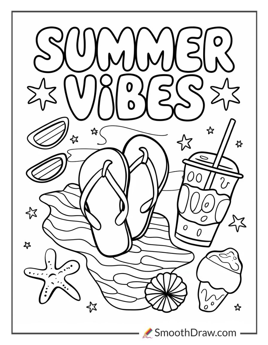 free summer coloring sheets printable