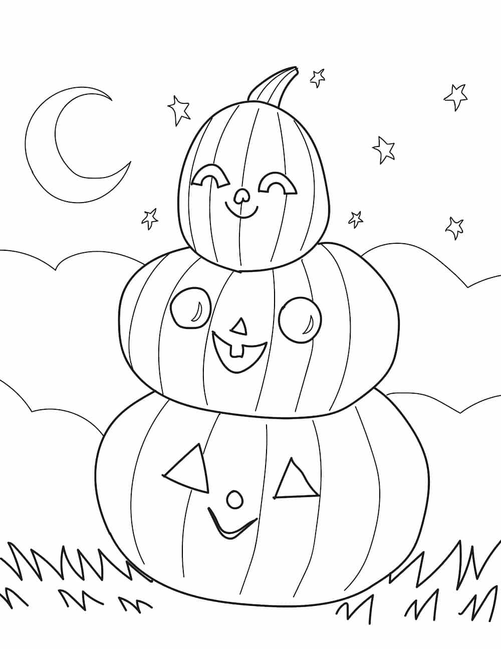 free fall coloring sheets printable