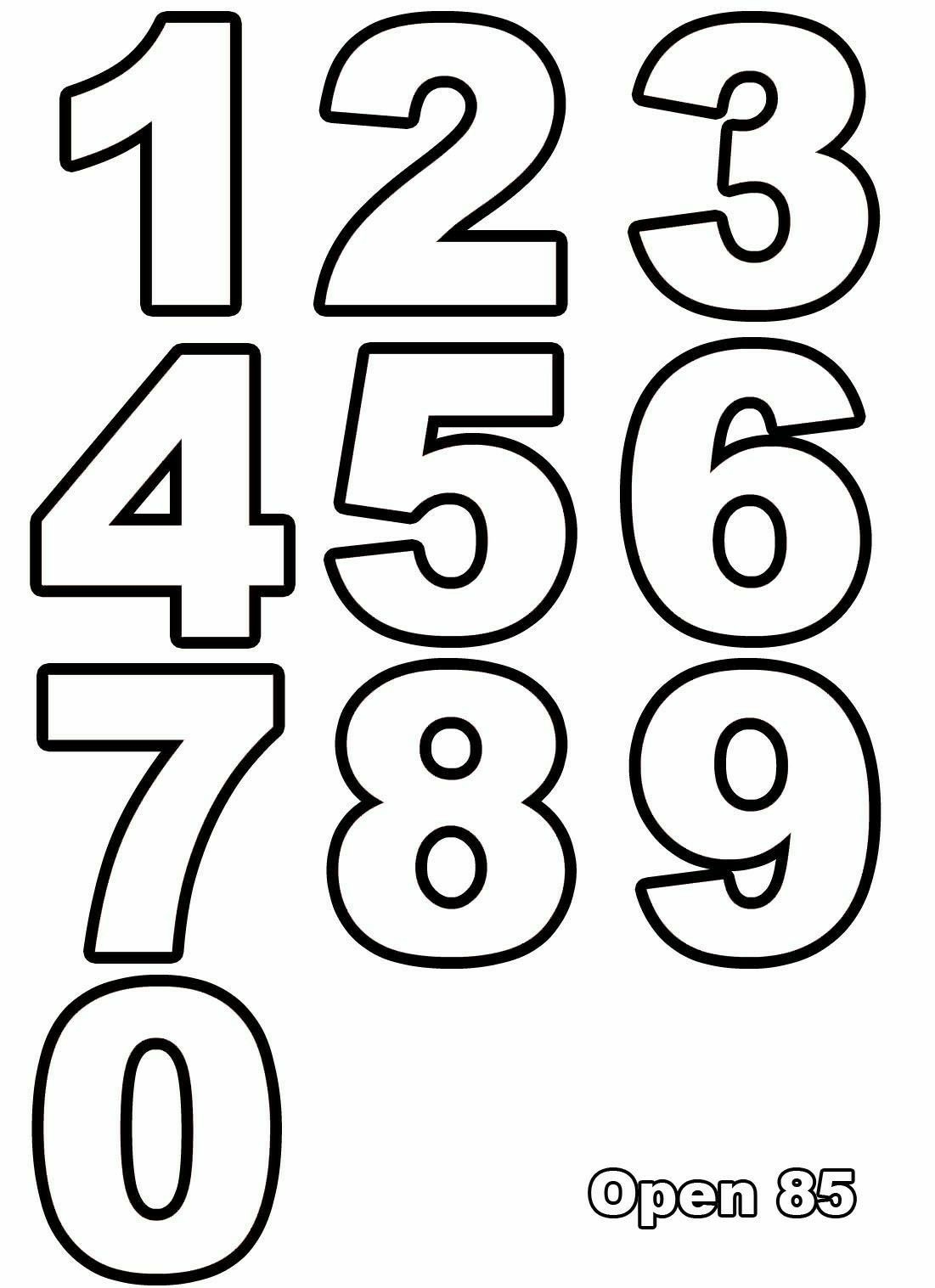 30 Best Number Templates Ideas Printable Numbers Free Printable Numbers Number Templates