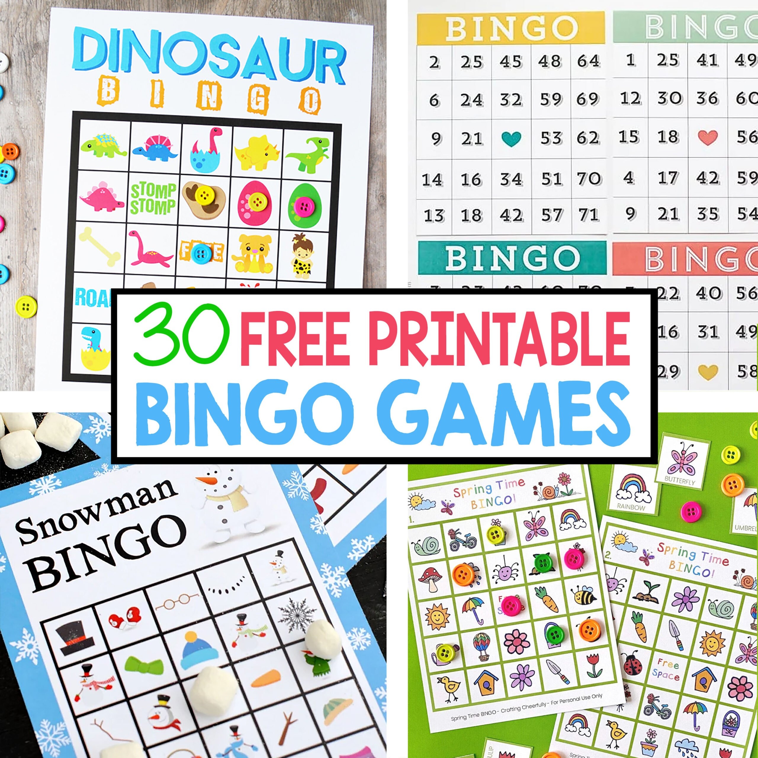 bingo sheets printable