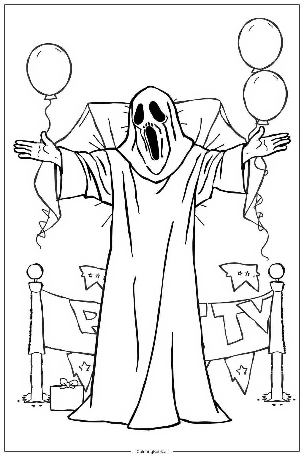 30 Ghost Coloring Pages Free PDF PNG Printables 