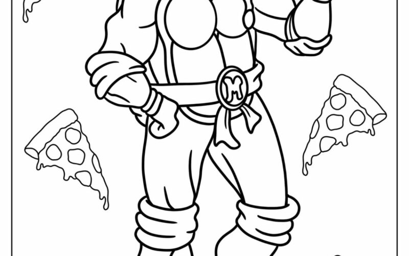 30 Ninja Turtles Coloring Pages Free PDF Printables