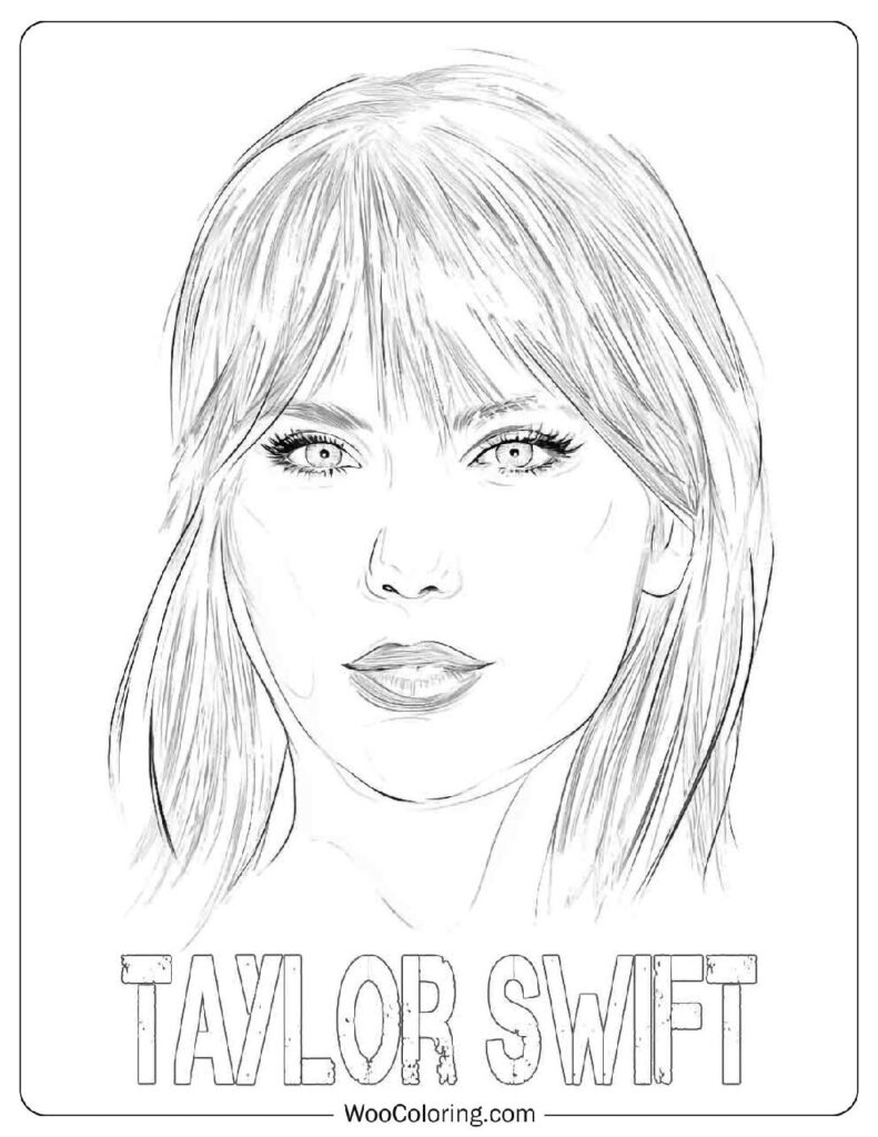 taylor swift printable coloring pages