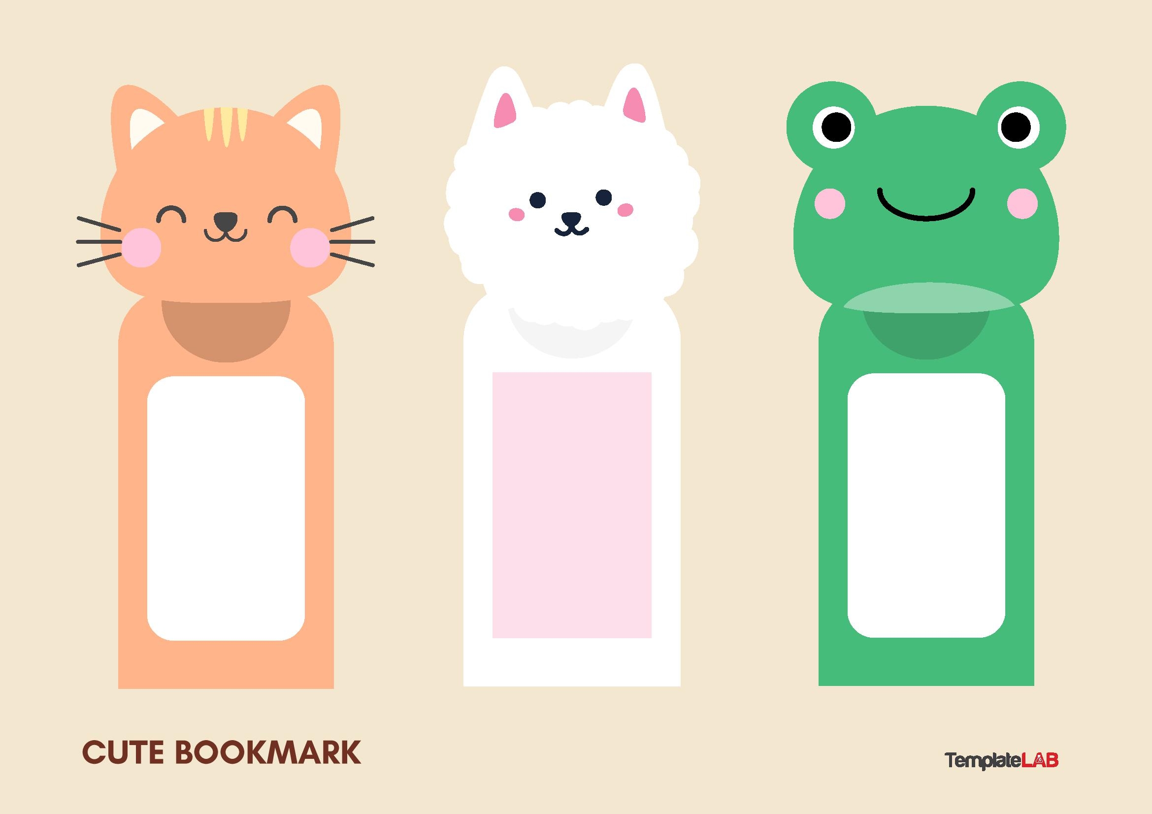 printable bookmark template