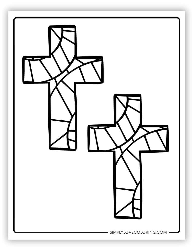 free printable cross template
