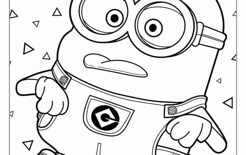 32 Minion Coloring Pages Free PDF Printables