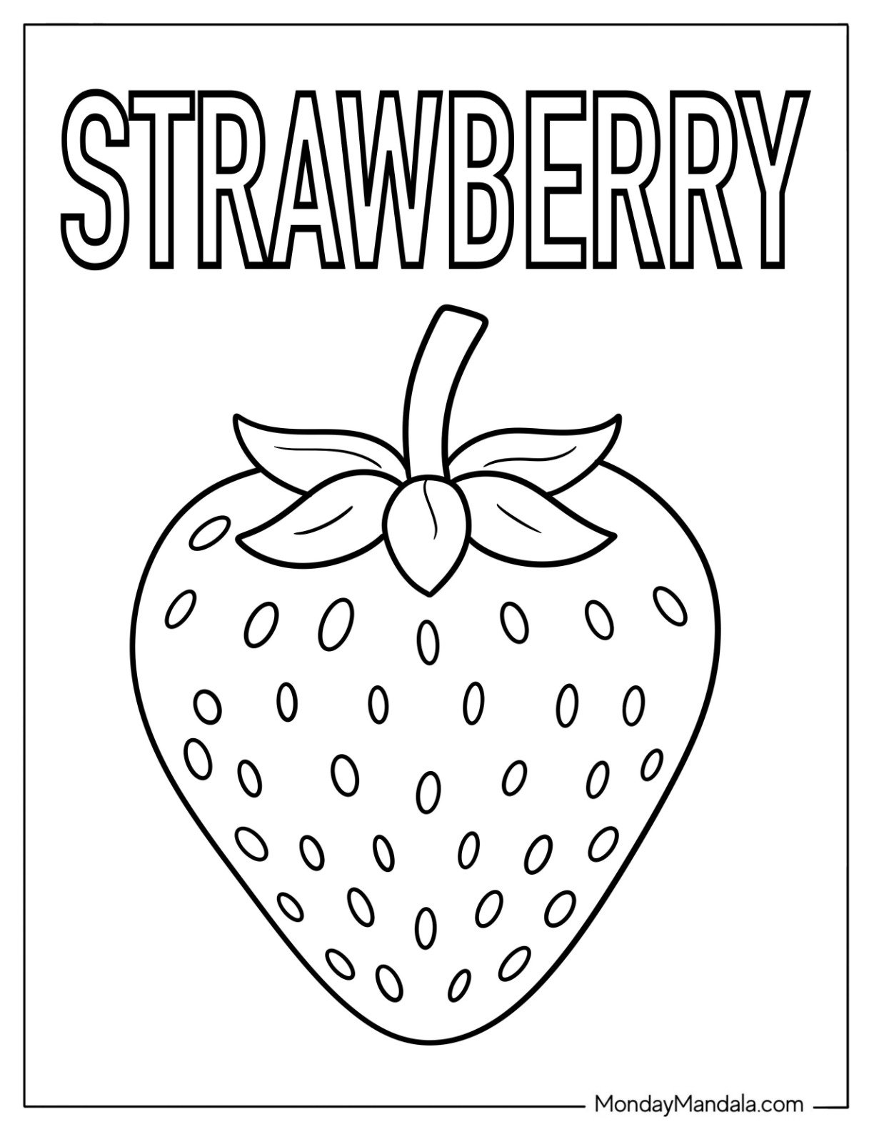 32 Strawberry Coloring Pages Free PDF Printables 32 Strawberry Coloring Pages Free PDF Printables
