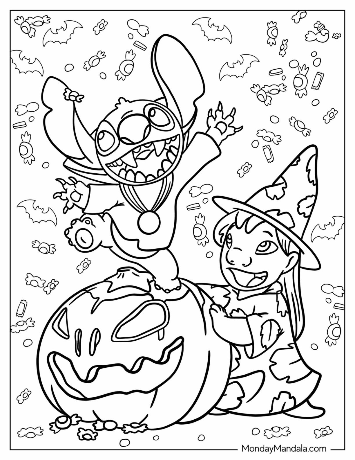 halloween coloring sheets printable