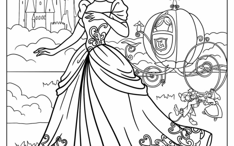 36 Disney Princess Coloring Pages Free PDF Printables
