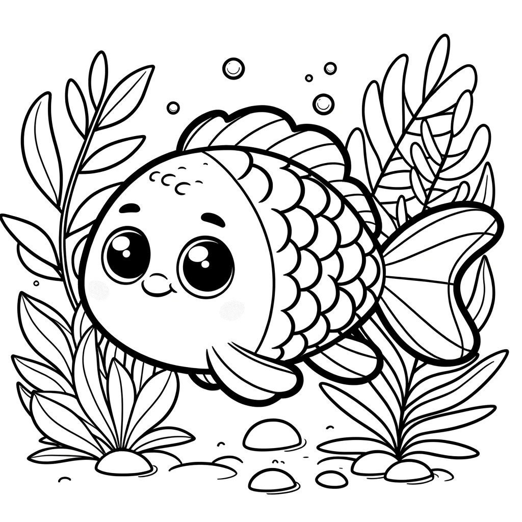 4 Page Bundle Fish Coloring Page Colorful Fish Coloring Page Sea Fish Coloring Page Animal Coloring Page Etsy Finland