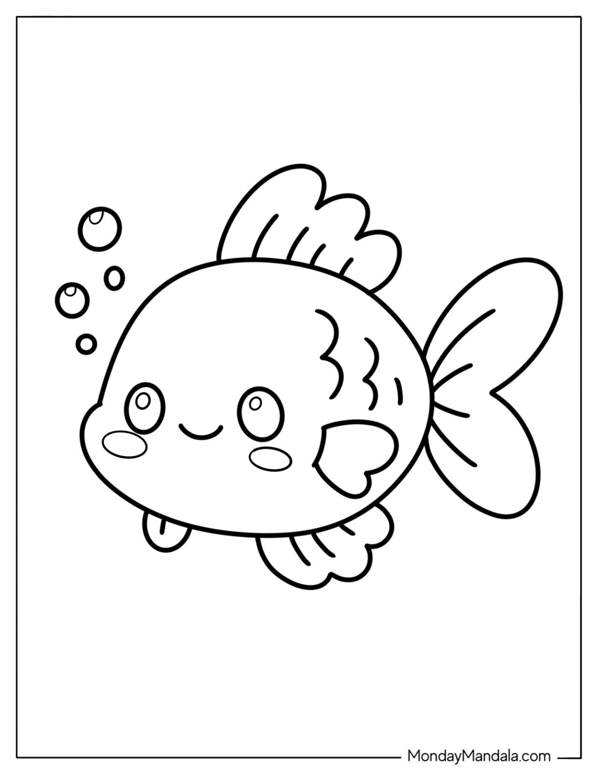 fish coloring sheets printable
