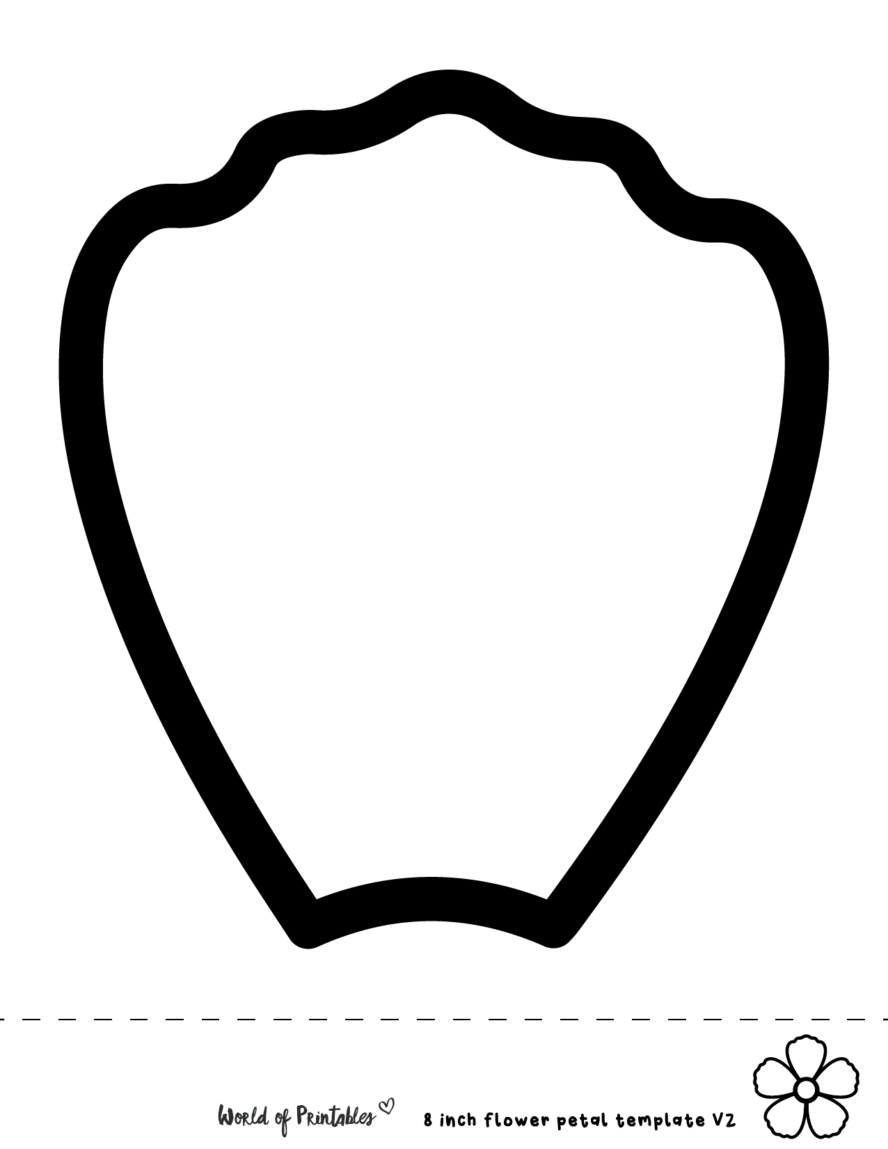 40 Flower Petal Templates World Of Printables 40 Flower Petal Templates World Of Printables