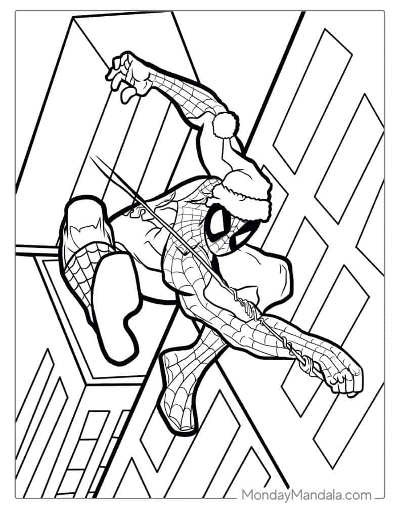40 Spider Man Coloring Pages Free PDF Printables 